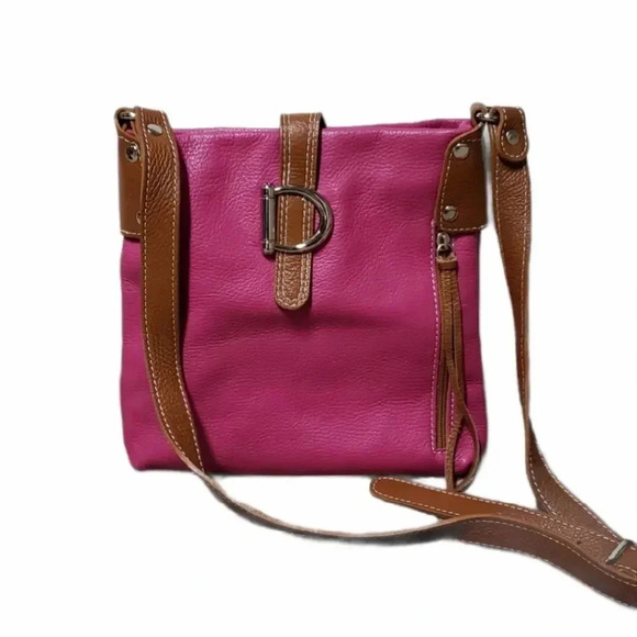 Langame Paris Leather Crossbody Bag - Picture 1 of 3
